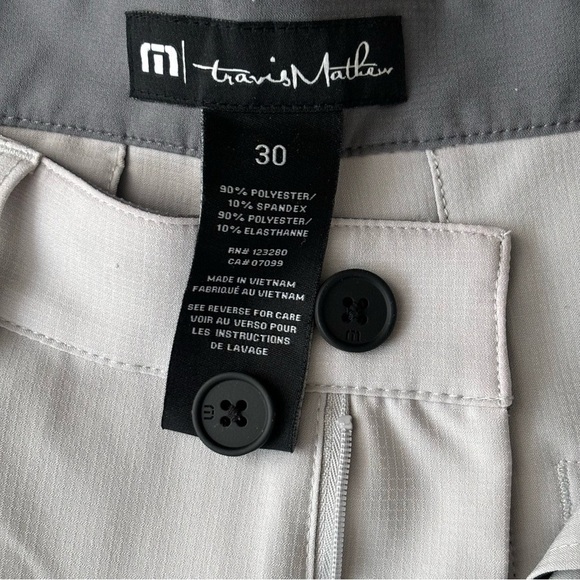Travis Mathew Men’s Right On Time Performance Golf Pant Gray 30x31 - Picture 8 of 9